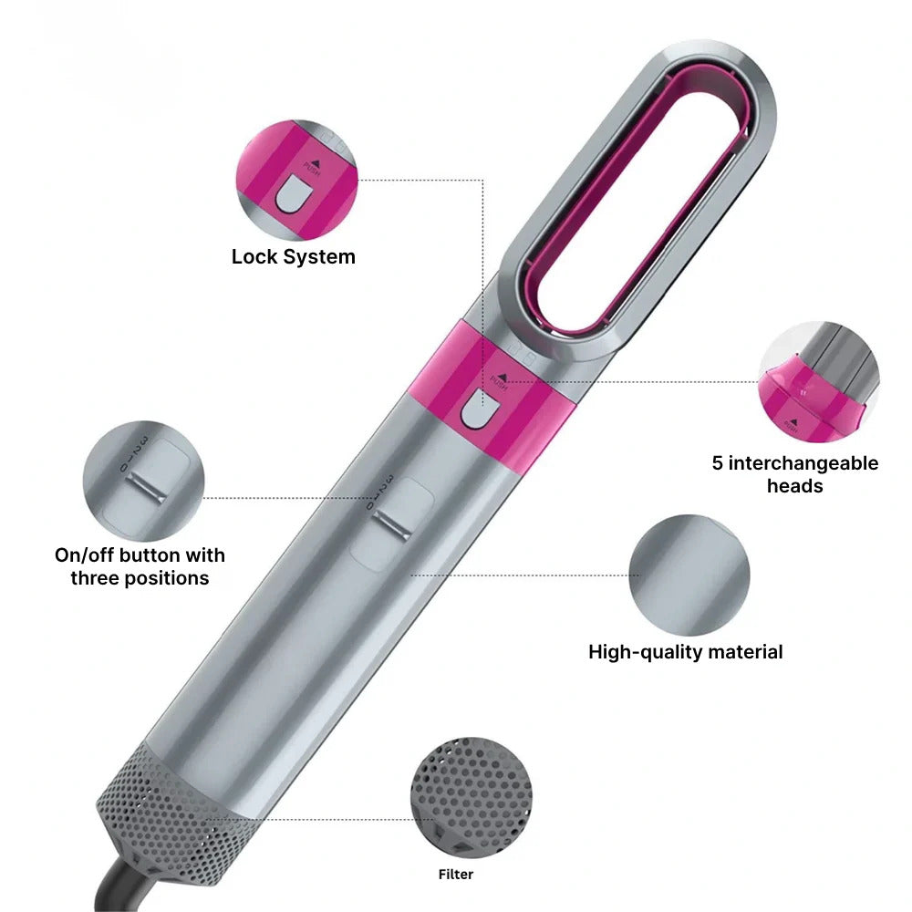 HomeGadget™ 5-in-1 Professional Hair Air Styler