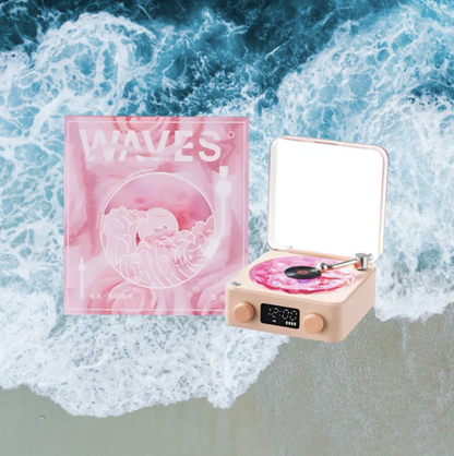 Waves vinyl speaker