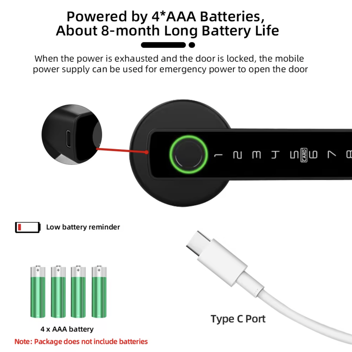 HomeGadget™ Fingerprint Door Lock