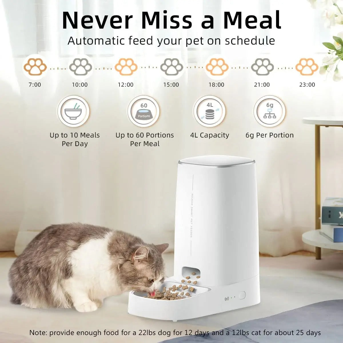 HomeGadget™ Automatic Pet Feeder